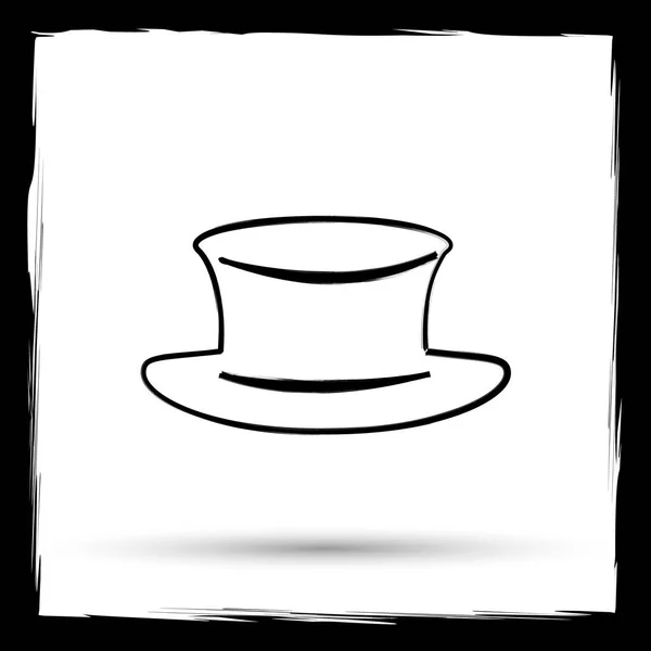 Καπέλο εικονίδιο — Φωτογραφία Αρχείου