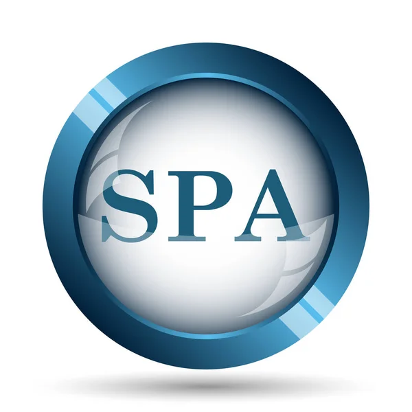 Spa Icon Internet Button White Background — Stock Photo, Image