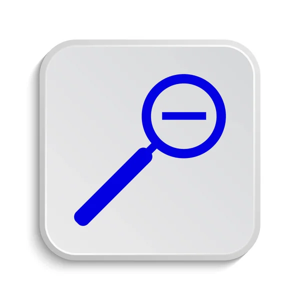 Zoom Out Icon Internet Button White Background — Stock Photo, Image