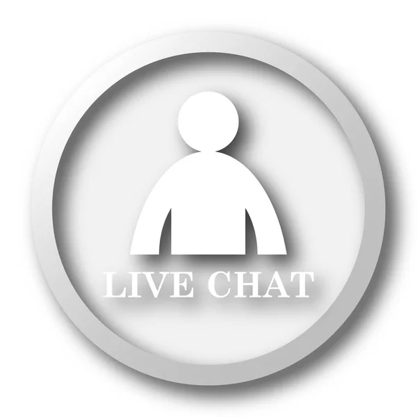 Live chat-pictogram — Stockfoto