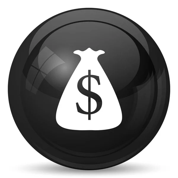 Dollar zak pictogram — Stockfoto