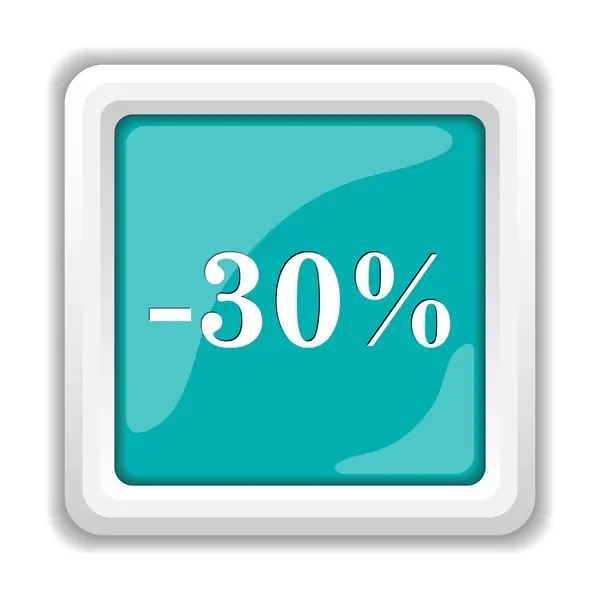 30 por ciento icono de descuento — Foto de Stock