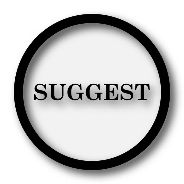 Suggest Icon Internet Button White Background — Stock Photo, Image