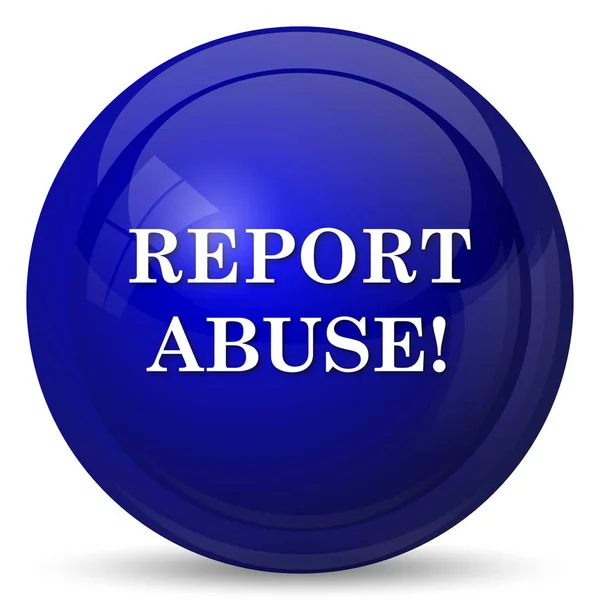 Report Abuse Icon Internet Button White Background — Stock Photo, Image