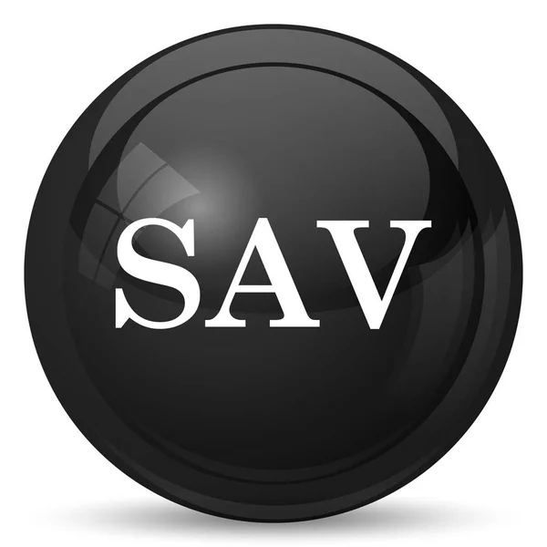 Sav Icon Internet Button White Background — Stock Photo, Image