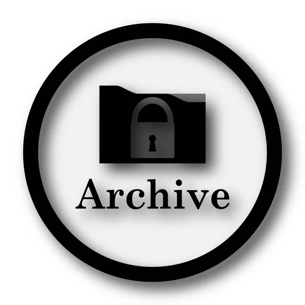 Archivsymbol Internet Taste Auf Weißem Hintergrund — Stockfoto