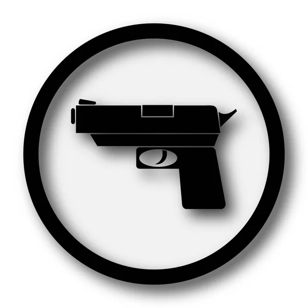 Gun icon — Stock Photo, Image