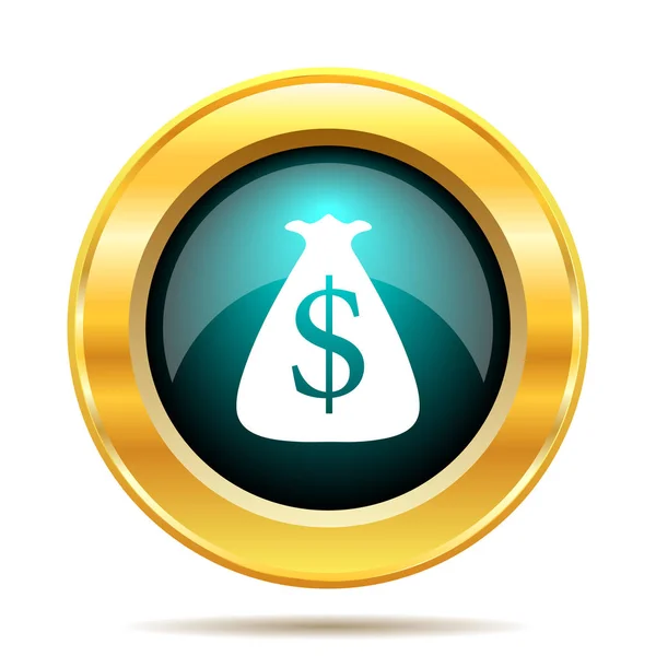 Dollar zak pictogram — Stockfoto