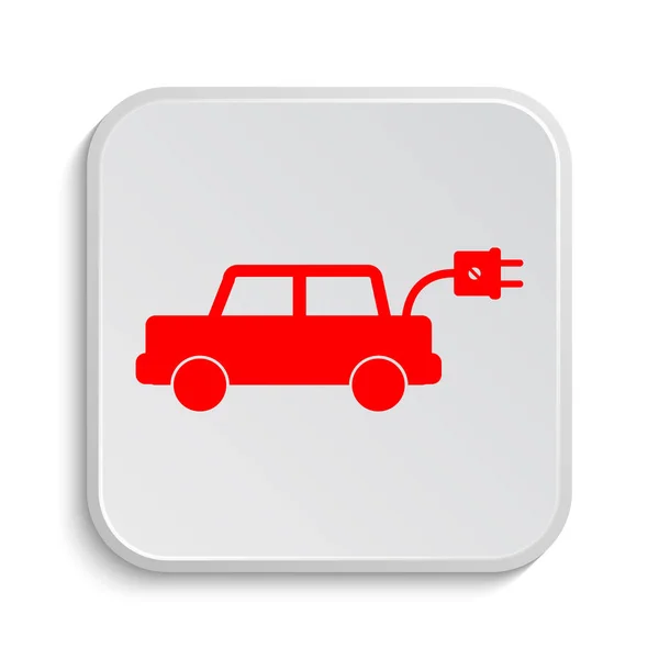 Pictogram elektrische auto — Stockfoto