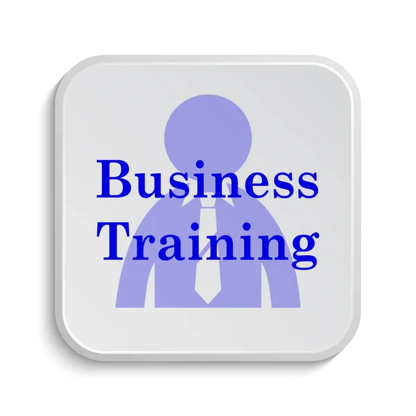 Business Training Icon Internet Button White Background — Stock Photo, Image