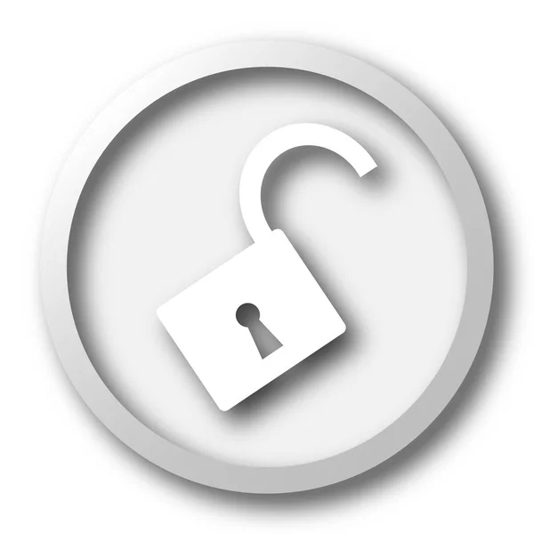 Open lock icon — Stock Photo, Image