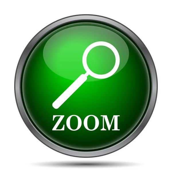 Zoom con icono de lupa — Foto de Stock