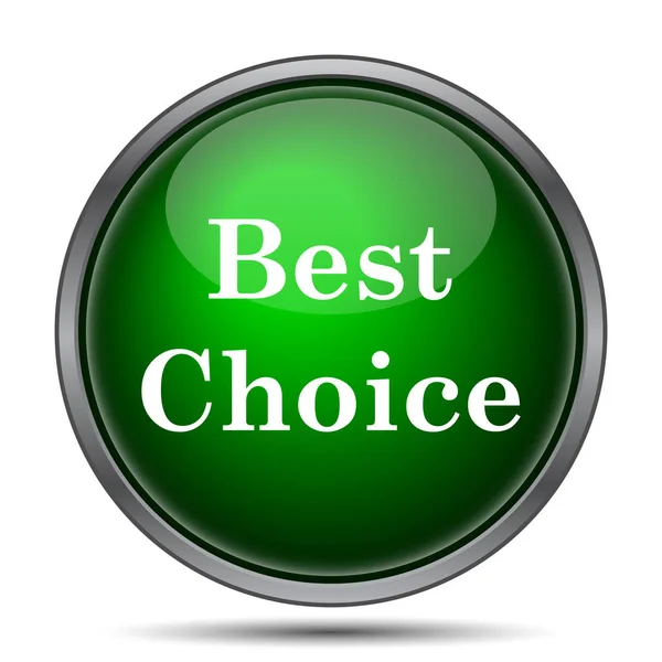 Best Choice Icon Internet Button White Background — Stock Photo, Image