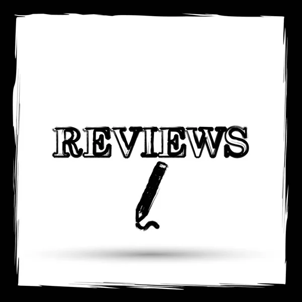 Reviews icon — Stock Photo, Image