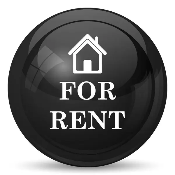 Rent Icon Internet Button White Background — Stock Photo, Image