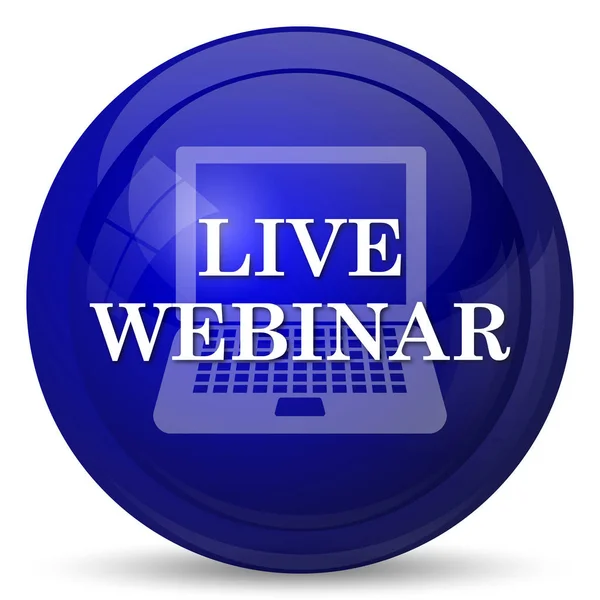 Live-Webinar-Symbol — Stockfoto