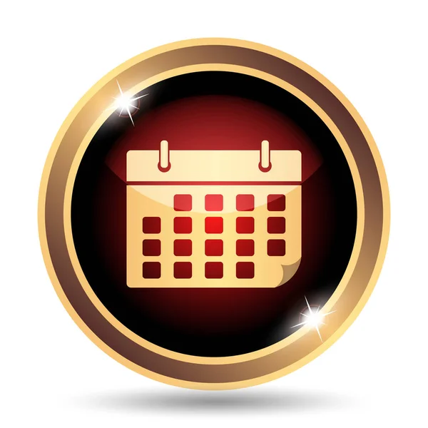 Calendar Icon Internet Button White Background — Stock Photo, Image