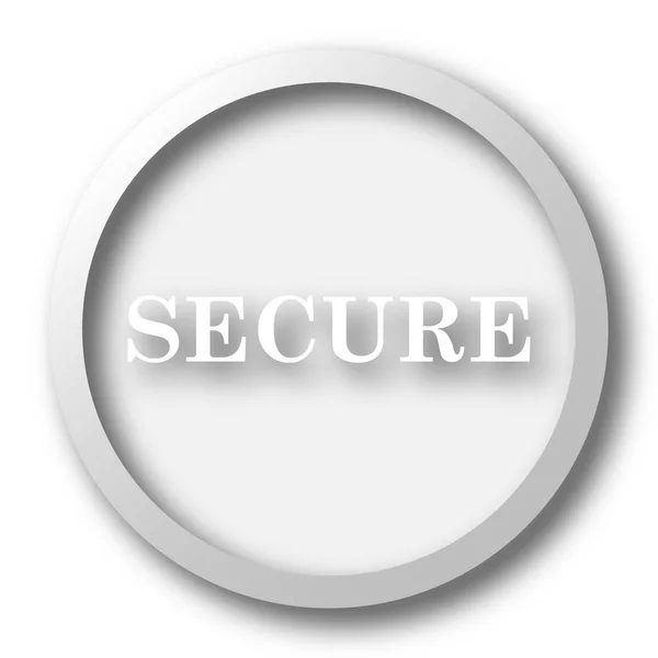 安全图标 白色背景上的互联网按钮 — 图库照片