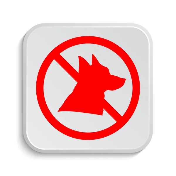 Forbidden dogs icon — Stock Photo, Image