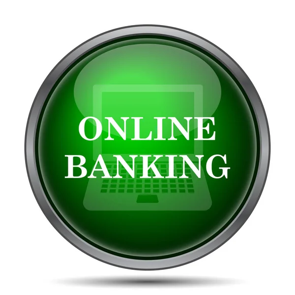 Ícone bancário online — Fotografia de Stock