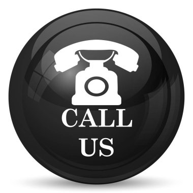 Bizi simgesini arayın. Beyaz arka plan üzerinde Internet düğmesi