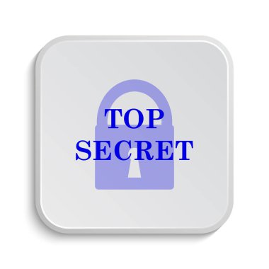 En iyi gizli simgesi. Beyaz arka plan üzerinde Internet düğmesi