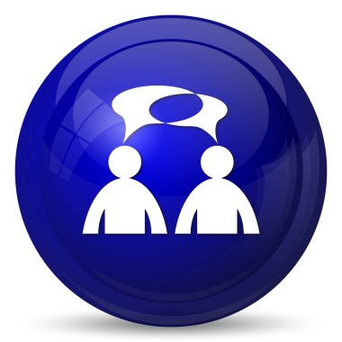 Yorumlar simgesi - kabarcıklar ile erkekler