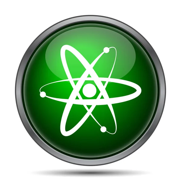 Atoms Icon Internet Button White Background — Stock Photo, Image