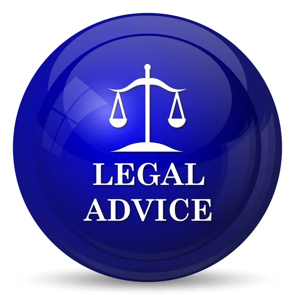 Ikona porad prawnych — Zdjęcie stockowe