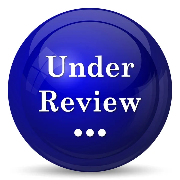 Under review icon — Stock Photo, Image