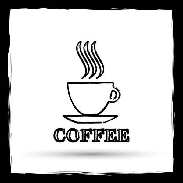 咖啡杯图标 — 图库照片