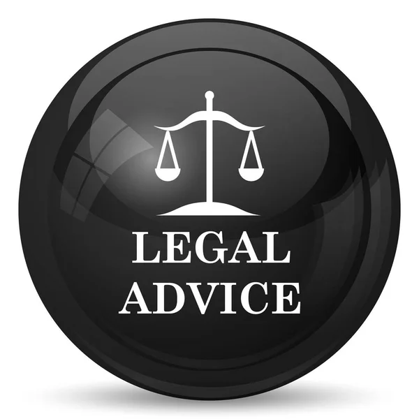 Legal Advice Icon Internet Button White Background — Stock Photo, Image