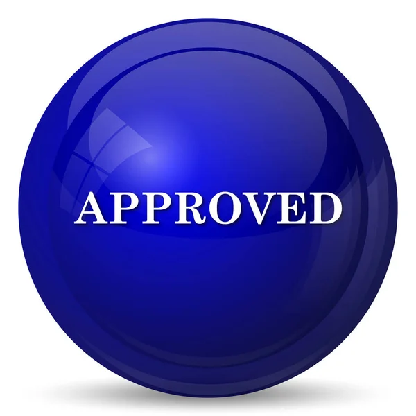 Approved icon — Stock Photo, Image