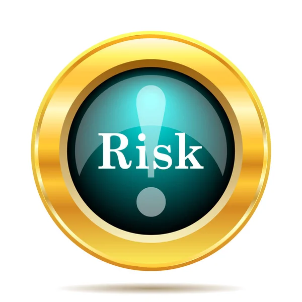Kockázatot jelző ikonja — Stock Fotó