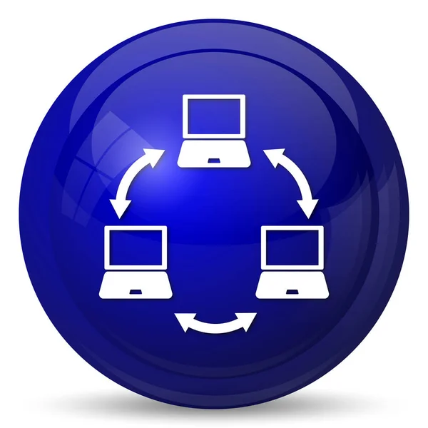 Computer network icon — Stock Photo, Image