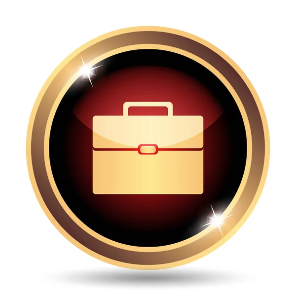 Briefcase Icon Internet Button White Background — Stock Photo, Image