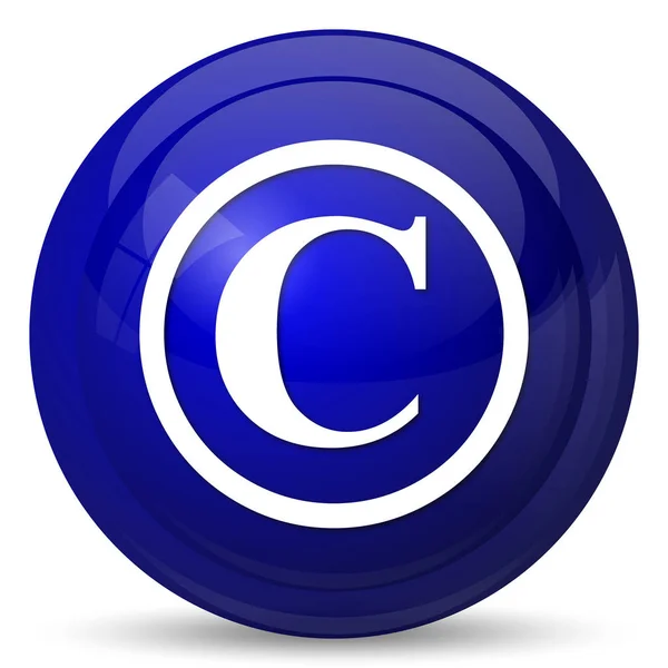 Icona del copyright — Foto Stock