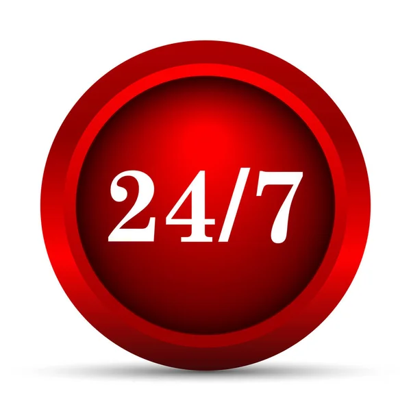 24 7 icon — Stock Photo, Image