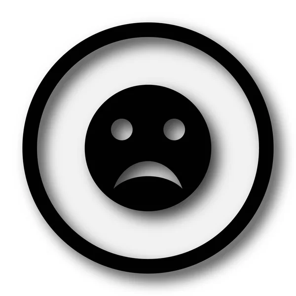 Sad smiley icon — Fotografie, imagine de stoc