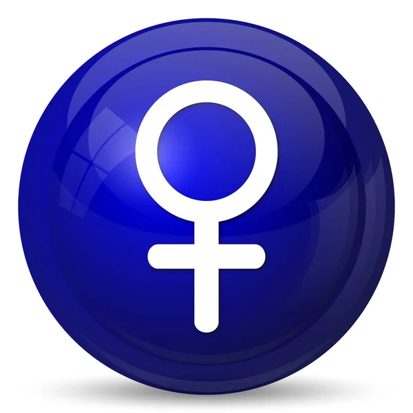 Ikona kobiece kobieta znak — Zdjęcie stockowe
