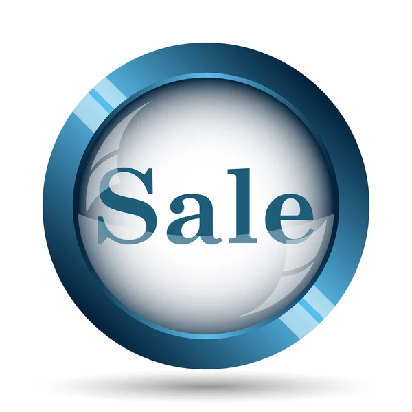 Иконка Продажи Кнопка Интернет Белом Фоне — стоковое фото