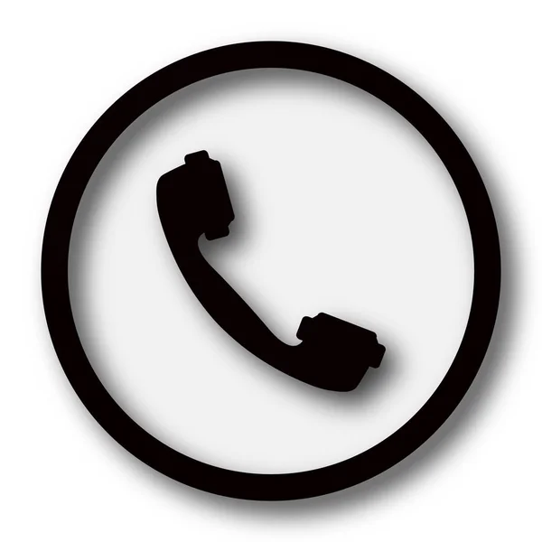Значком Телефону Інтернет Кнопки Білому Тлі — стокове фото