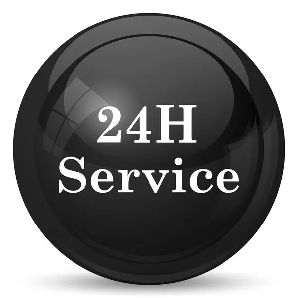 Значок сервиса 24 часа — стоковое фото