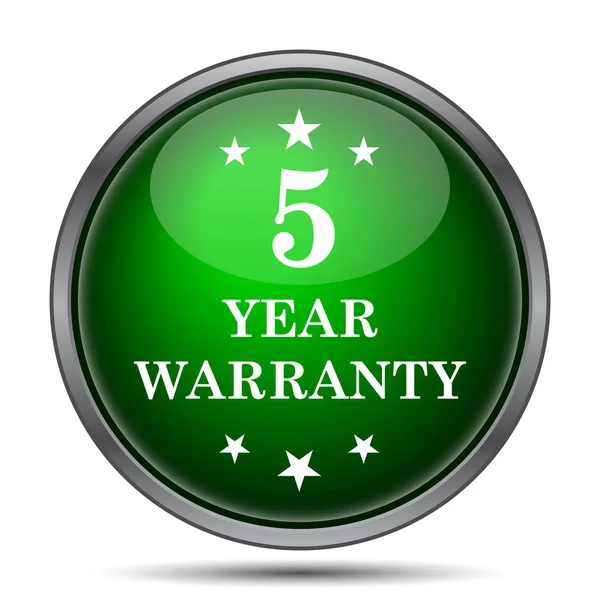 5 year warranty icon — Stock Photo, Image