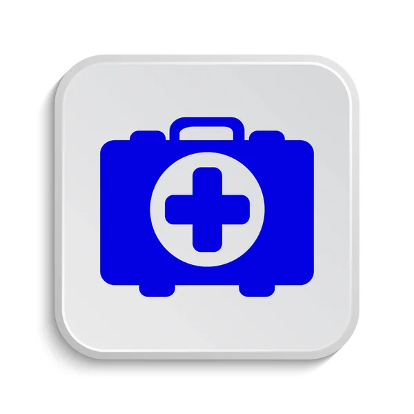 Medical Bag Icon Internet Button White Background — Stock Photo, Image