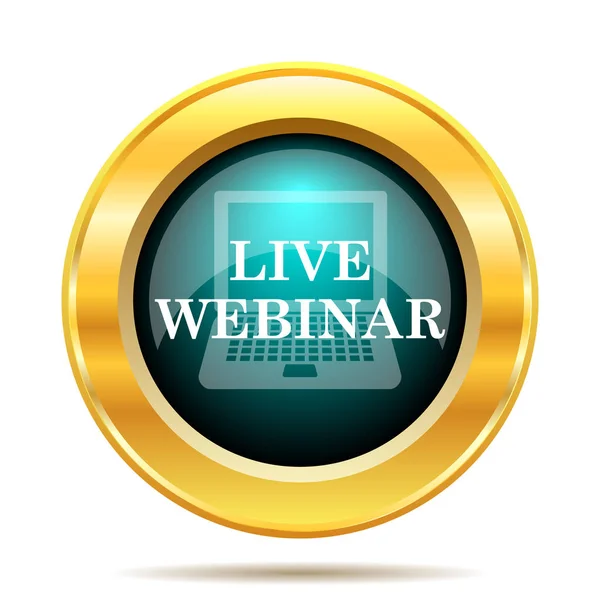 Live webinar icon — Stock Photo, Image