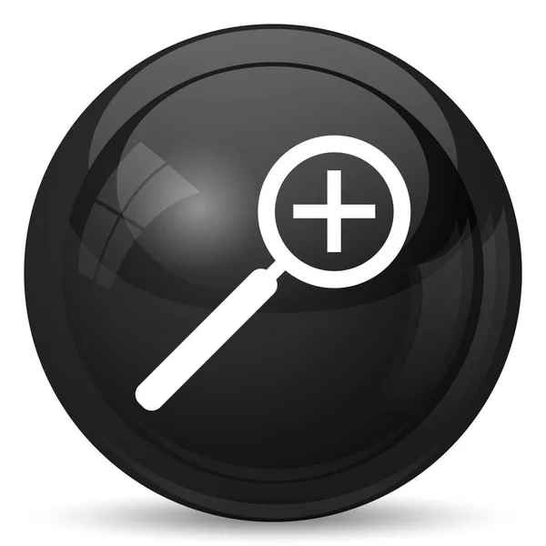 Zoom Icon Internet Button White Background — Stock Photo, Image