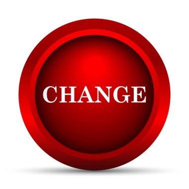 Simge değiştir. Beyaz arka plan üzerinde Internet düğmesi