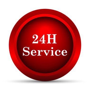 24 saat hizmet simgesi