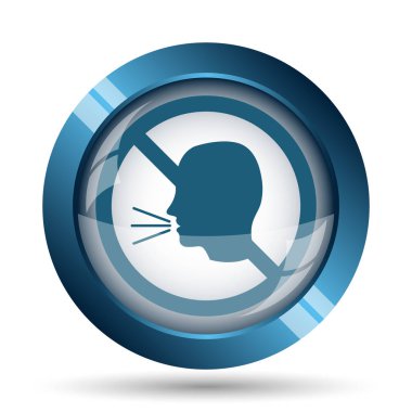 Konuşan bir simge yoktur. Beyaz arka plan üzerinde Internet düğmesi